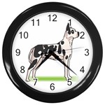 Great Dane Wall Clock (Black)