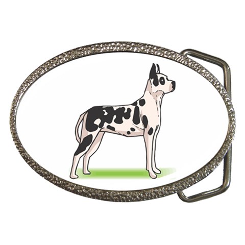 Great Dane Belt Buckle from ArtsNow.com Front