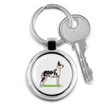 Great Dane Key Chain (Round)