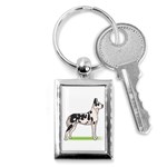 Great Dane Key Chain (Rectangle)