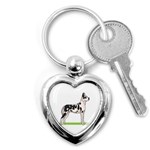 Great Dane Key Chain (Heart)