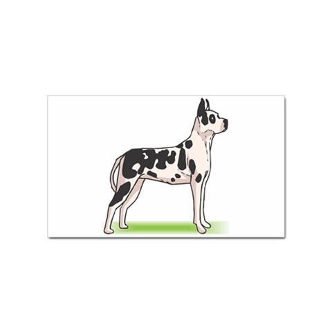 Great Dane Sticker (Rectangular) from ArtsNow.com Front