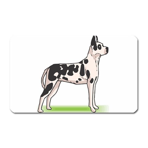 Great Dane Magnet (Rectangular) from ArtsNow.com Front