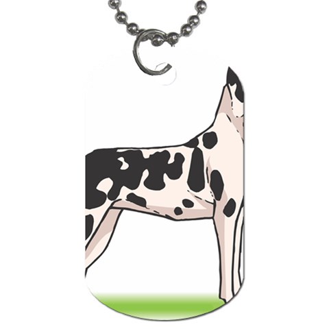 Great Dane Dog Tag (Two Sides) from ArtsNow.com Back