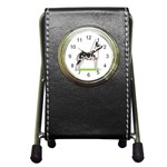 Great Dane Pen Holder Desk Clock