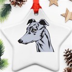 Greyhound Ornament (Star)