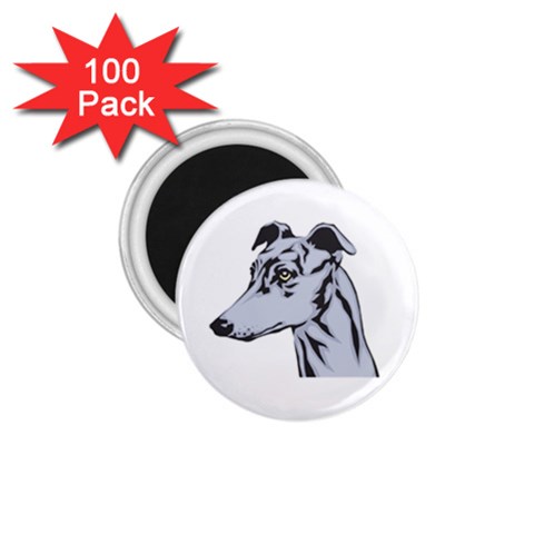 Greyhound 1.75  Magnet (100 pack)  from ArtsNow.com Front