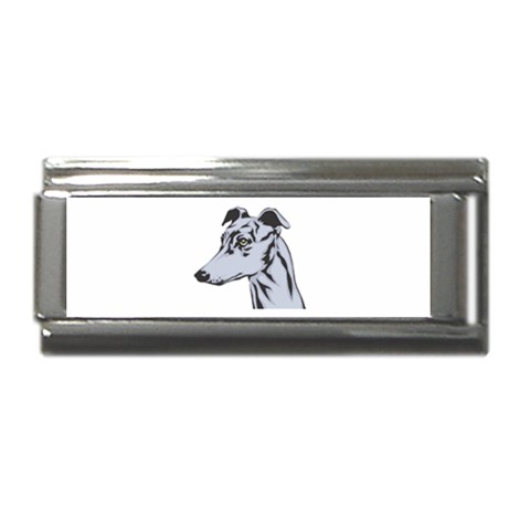 Greyhound Superlink Italian Charm (9mm) from ArtsNow.com Front