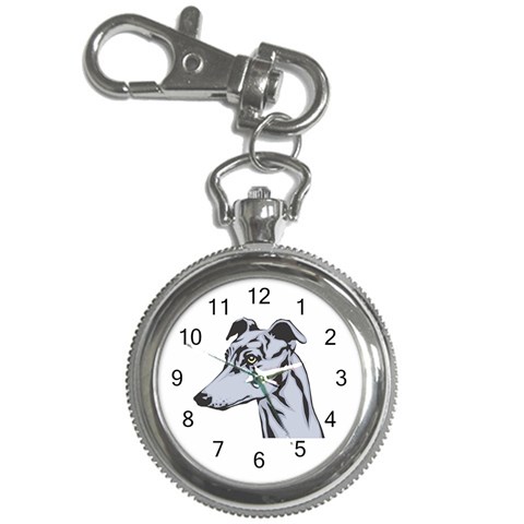 Greyhound Key Chain Watch from ArtsNow.com Front