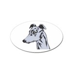 Greyhound Sticker (Oval)