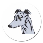 Greyhound Magnet 5  (Round)