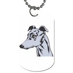 Greyhound Dog Tag (One Side)