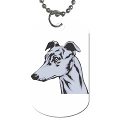 Greyhound Dog Tag (Two Sides) from ArtsNow.com Front