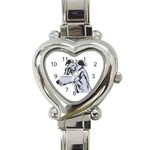 Greyhound Heart Italian Charm Watch