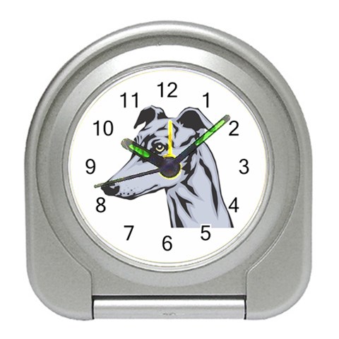 Greyhound Travel Alarm Clock from ArtsNow.com Front