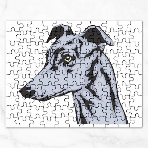 Greyhound Jigsaw Puzzle (Rectangular) from ArtsNow.com Front