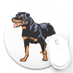 Rottweiler Round Mousepad