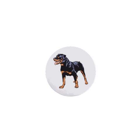 Rottweiler 1  Mini Button from ArtsNow.com Front