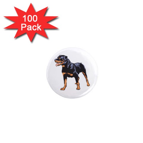 Rottweiler 1  Mini Magnet (100 pack)  from ArtsNow.com Front