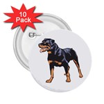 Rottweiler 2.25  Button (10 pack)