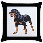 Rottweiler Throw Pillow Case (Black)