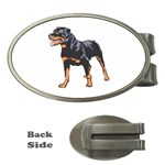 Rottweiler Money Clip (Oval)