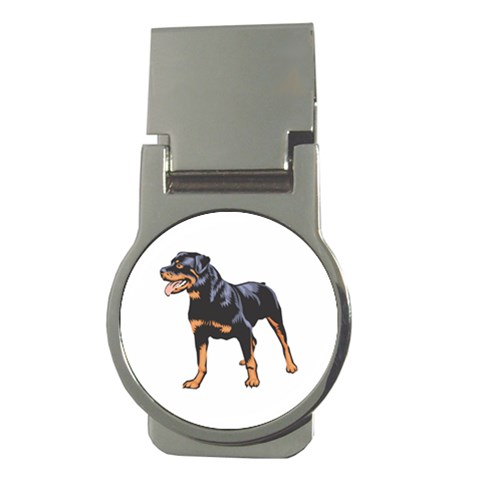 Rottweiler Money Clip (Round) from ArtsNow.com Front