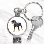 Rottweiler Nail Clippers Key Chain