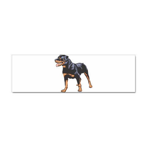 Rottweiler Sticker (Bumper) from ArtsNow.com Front