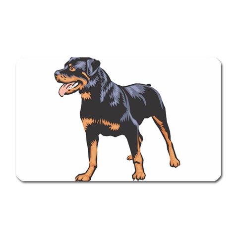 Rottweiler Magnet (Rectangular) from ArtsNow.com Front