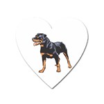 Rottweiler Magnet (Heart)