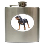 Rottweiler Hip Flask (6 oz)