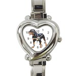 Rottweiler Heart Italian Charm Watch