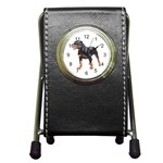 Rottweiler Pen Holder Desk Clock