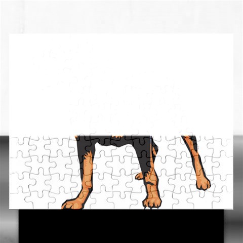 Rottweiler Jigsaw Puzzle (Rectangular) from ArtsNow.com Front