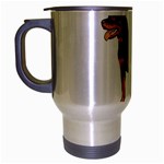 Rottweiler Travel Mug (Silver Gray)