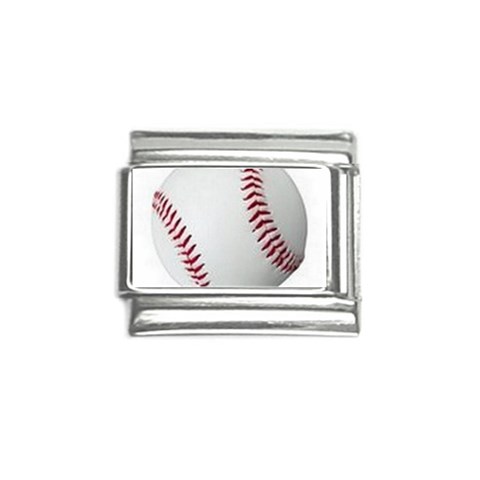 baseball%20ball Italian Charm (9mm) from ArtsNow.com Front