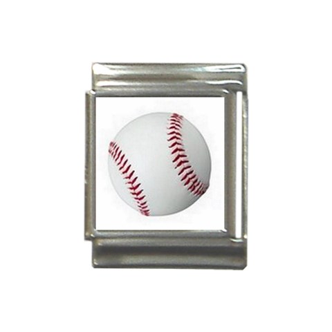 baseball%20ball Italian Charm (13mm) from ArtsNow.com Front