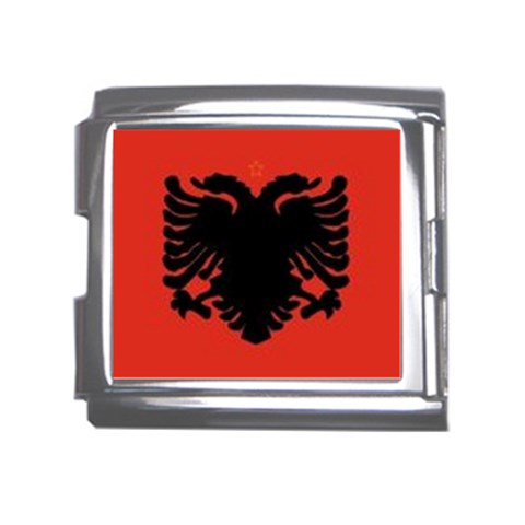 Albania Mega Link Italian Charm (18mm) from ArtsNow.com Front