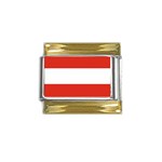 Austria Gold Trim Italian Charm (9mm)