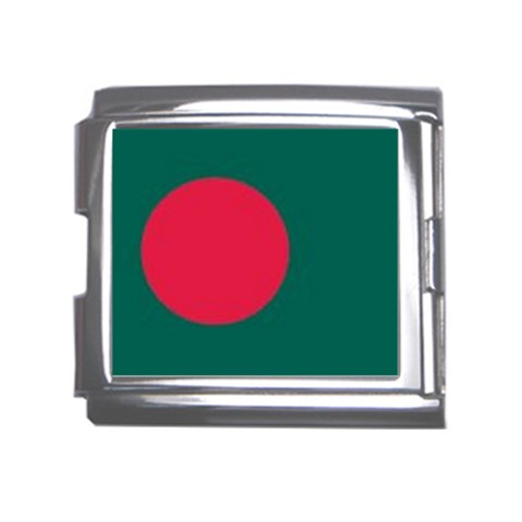 Bangladesh Mega Link Italian Charm (18mm) from ArtsNow.com Front