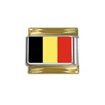 Belgium Gold Trim Italian Charm (9mm)