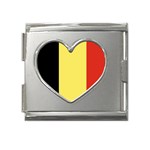 Belgium Mega Link Heart Italian Charm (18mm)