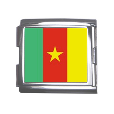 Cameroon Mega Link Italian Charm (18mm) from ArtsNow.com Front