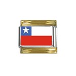 Chile Gold Trim Italian Charm (9mm)