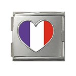 France Mega Link Heart Italian Charm (18mm)