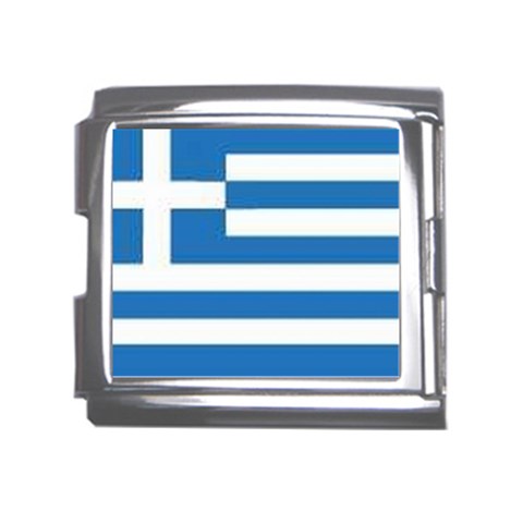 Greece Mega Link Italian Charm (18mm) from ArtsNow.com Front