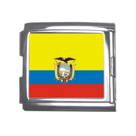 Ecuador Mega Link Italian Charm (18mm) from ArtsNow.com Front