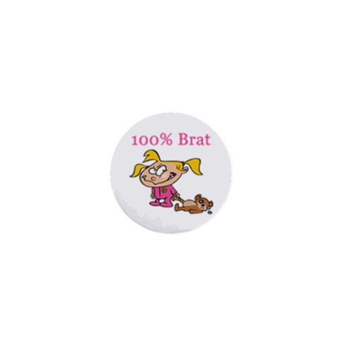 100% Brat 1  Mini Magnet from ArtsNow.com Front