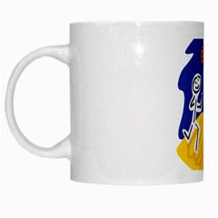 Basketball Stick Figure White Mug from ArtsNow.com Left